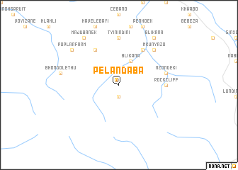 map of Pelandaba