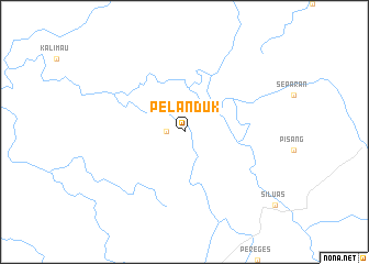 map of Pelanduk