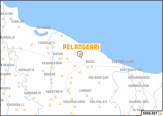 map of Pelangeari