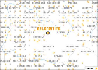 map of Pelanpitiya