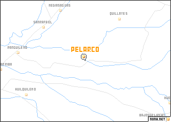 map of Pelarco