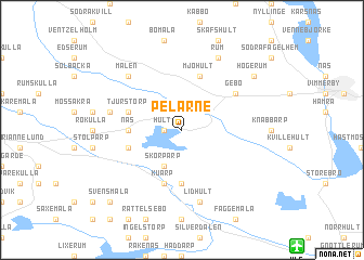 map of Pelarne