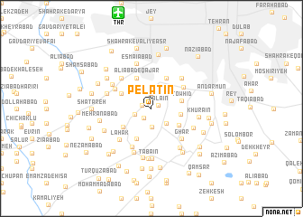 map of Pelātīn