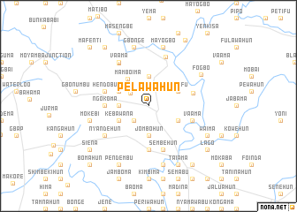 map of Pelawahun