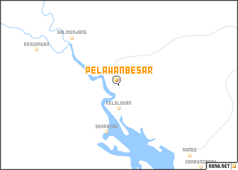 map of Pelawanbesar