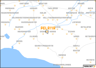 map of Pelayía