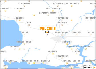 map of Pelcomb