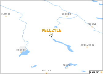 map of Pełczyce