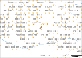 map of Pełczyce