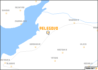 map of Pelegovo