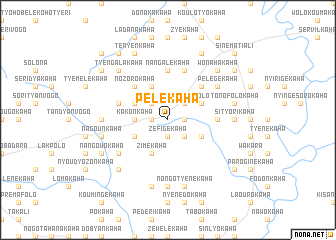 map of Pélékaha