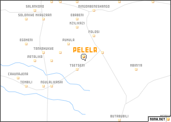 map of Pelela
