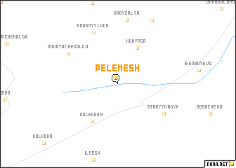 map of Pelemesh