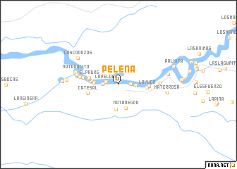 map of Pelena