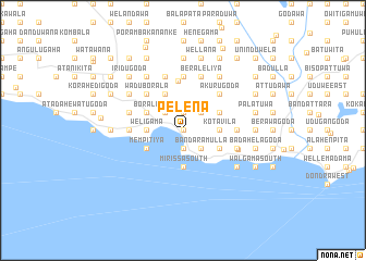 map of Pelena