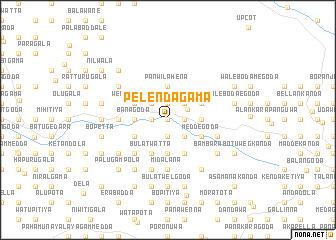 map of Pelendagama