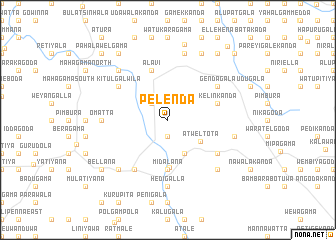 map of Pelenda