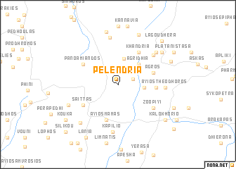 map of Pelendria