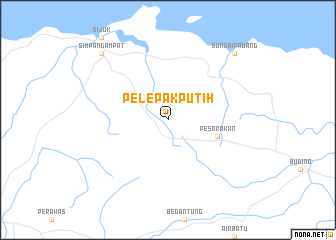 map of Pelepak Putih