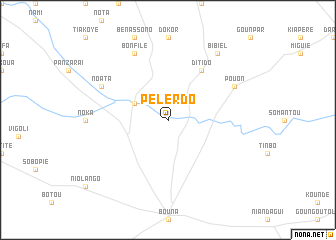 map of Pélerdo
