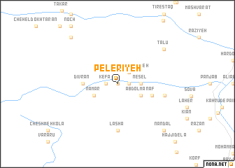 map of Pelerīyeh