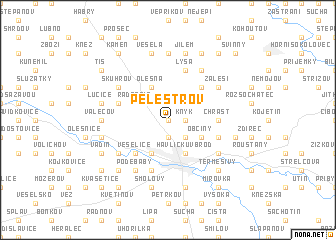 map of Pelestrov