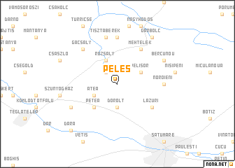 map of Peleş