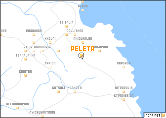 map of Peletá