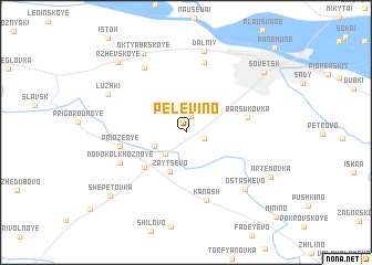 map of Pelevino