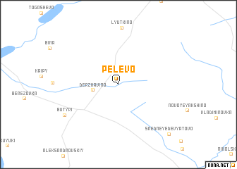 map of Pelevo