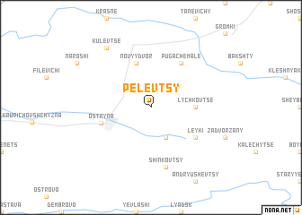 map of Pelevtsy