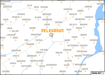 map of Pelewahun