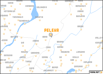map of Pelewa