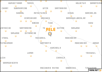 map of Pelé