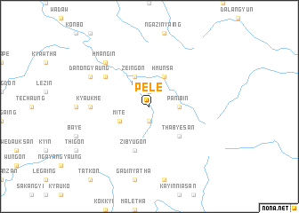 map of Pelè