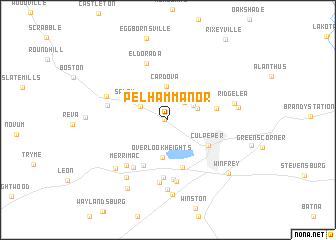 map of Pelham Manor