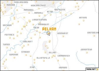 map of Pelham