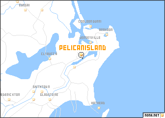 map of Pelican Island