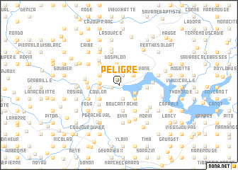 map of Péligre