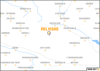 map of Pelikshe