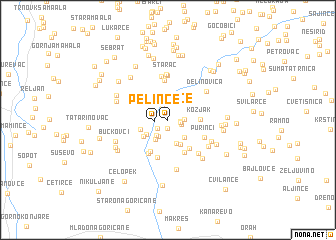 map of Pelince