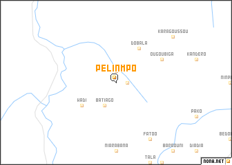 map of Pélinmpo