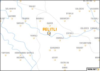 map of Pelitli