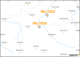 map of Pelitözü