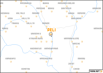 map of Pè-li