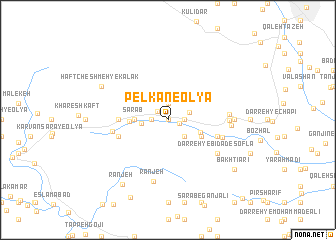 map of Pelkān-e ‘Olyā