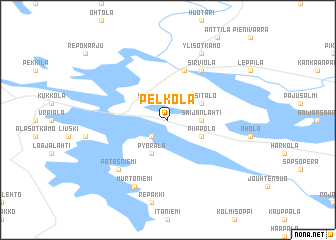 map of Pelkola