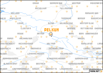 map of Pelkum