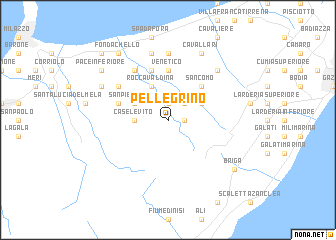 map of Pellegrino