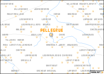 map of Pellegrue